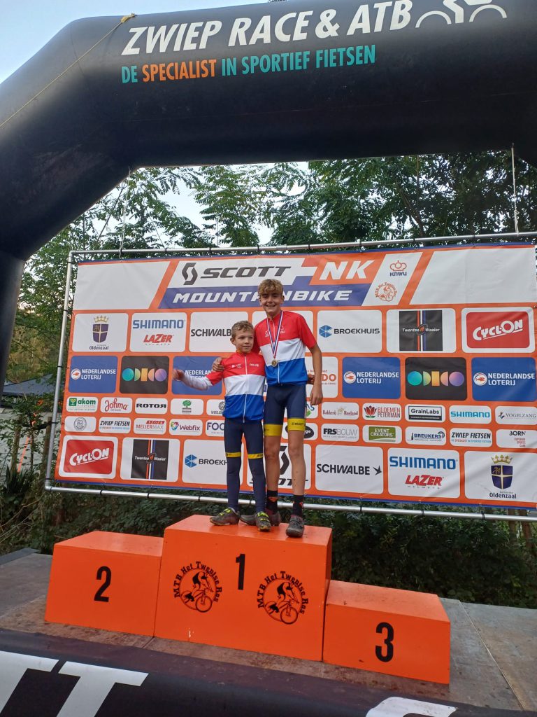 NK kampioenen bij de mtb jeugd