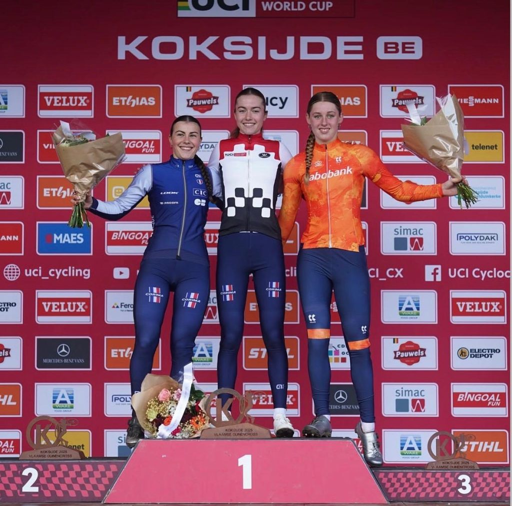 Isis Versluis op podium in Wereldbeker Koksijde