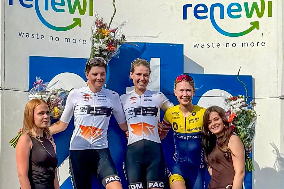 Sveva Klok op podium in Honselersdijk