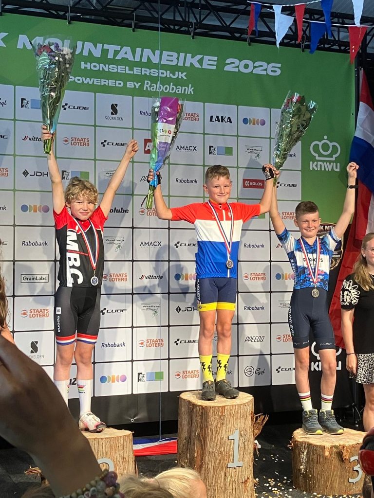 Mooi NK mtb voor de jeugd, LUUK Kampioen!